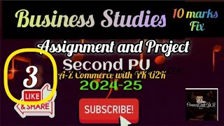 Business Studies 2nd PU assignment with answers 3rd topic businessstudies commerce education [upl. by Blessington]