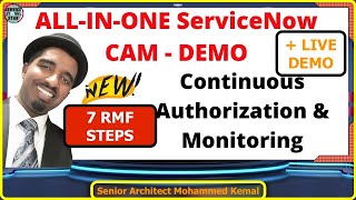 ALLINONE SERVICENOW CAM DEMO  Continuous Authorization amp Monitoring  Governance Risk amp Complian [upl. by Alphonsine51]