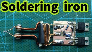 Powerful soldering iron INVERTER 12V [upl. by Aspa68]