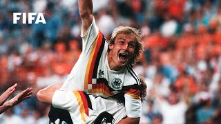 🇩🇪 Jurgen Klinsmann  FIFA World Cup Goals [upl. by Benzel]