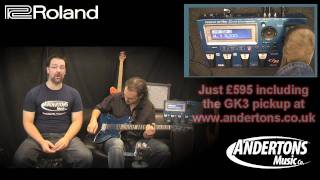 Roland GR55 Guitar Synthesizer Demo with Alex Hutchings [upl. by Rabi]