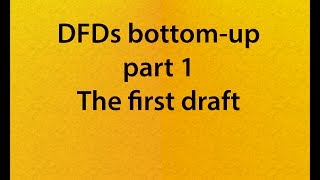 103 Supermarket DFD  part 1  First draft [upl. by Karol]