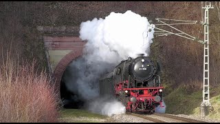 Dampflok 23 058 im Hochschwarzwald  Mitfahrt auf dem Führerstand [upl. by Finnigan]