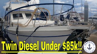 Sold  84900  1985 Marine Trader LaBelle 40 Twin Diesel Trawler Yacht For Sale [upl. by Ninos]