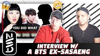 GUYS REACT TO Interview with a BTS EXSASAENG  Confessions of an obsessive BTS Stalker [upl. by Schargel687]