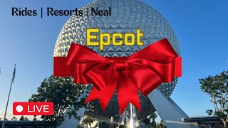 🔴 Live  Experience Epcot for the Holidays  Walt Disney World 11152023 [upl. by Spring631]