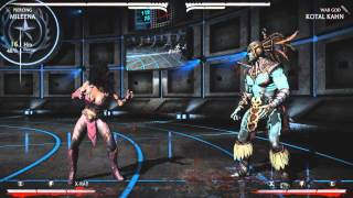 MKX Mileena Combos PostPatch 83115 [upl. by Hessler140]