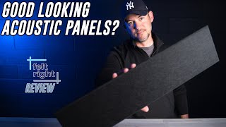 ACOUSTIC PANELS that ACTUALLY LOOK GOOD Felt Right Tiles Review [upl. by Nosnaj678]