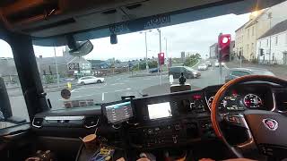 Ferry Crossing From Northern Ireland Warrenpoint To England Heysham Seatruck With My Truck truck [upl. by Davida564]