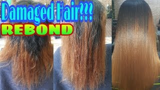 How To Rebond On Damage Hair [upl. by Mauceri]