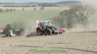 Frühjahrsaussaat 2014  John Deere Fendt Claas und Lamborghini [upl. by Alorac]