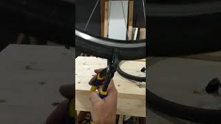 How to remove airless bike tires without damaging them [upl. by Ardnuaet]