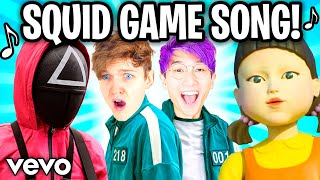 THE SQUID GAME SONG 🎵 Official LankyBox Music Video [upl. by Yseulta]