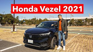 Новый Honda Vezel 2021 года — гибридный компактный семейный внедорожник Интерьер и экстерьер [upl. by Annirtak]