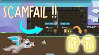 Growtopia  Scamfail The Worst Scammer In Growtopia [upl. by Webber372]