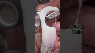 Using a real quotFloss Pickquot to Extend my Nail This nail quotFLOSSSSIN ITquot 💅🏽🦷 Most Popular video 2022 [upl. by Ruhtracm]