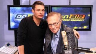 Larry King Sings quotPoker Facequot  Interview  On Air With Ryan Seacrest [upl. by Oribelle]