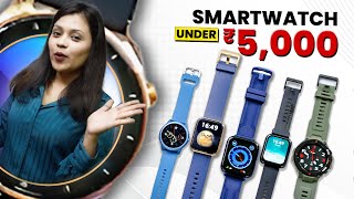 Top 5 Best Smartwatches Under 5000 April 2024 [upl. by Tod]