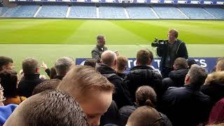 Ewen Cameron banter with Rangers fans [upl. by Hnaht166]