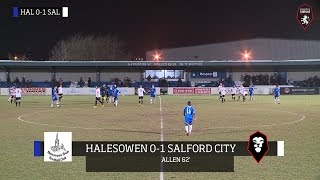 Halesowen Town 01 Salford City  EvoStik Northern Premier League 150316 [upl. by Mosira]