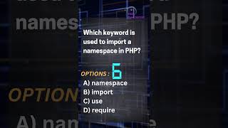 How to use PHP namespace PHP Quiz techbycosmic phpquiz php quiz [upl. by Ernestus]