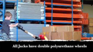 How to use a Pallet Jack by wwwrackpalletcomau [upl. by Ervin]