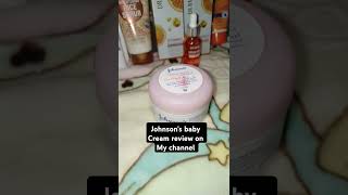 Johnsons baby cream reviewdryskin johnsonsbaby youtubeshorts1millionviews [upl. by Yereffej]