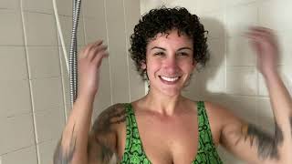 Wash Day for Curly Hair Loss Part 1 Shower [upl. by Novia]