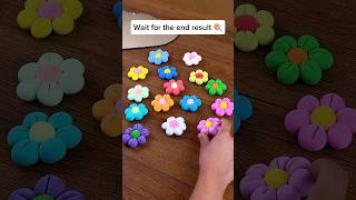 DIY Flower Clay Art for Cloud Shaped Mirror🍭🦚 [upl. by Lemor]