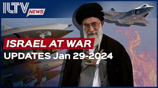 Israel Daily News – War Day 115 January 29 2024 [upl. by Ahsemik]