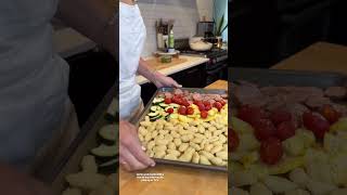 Chicken Sausage Gnocchi Sheetpan🤩 viralvideo viralshorts foodie foodlover recipe shortrecipe [upl. by Treacy]