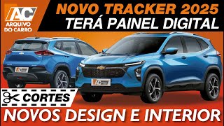 NOVA CHEVROLET TRACKER 2025 NOVOS DESIGN E PAINEL DIGITAL [upl. by Natsirt]