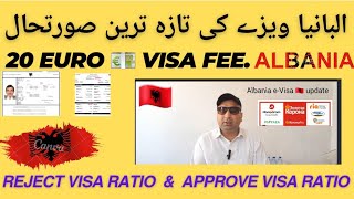 Albania eVisa visa New update 2024 VISA approve Ratio amp visa Rejecte visa RATIO information video [upl. by Haduj820]