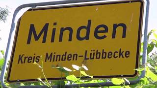 Spaziergang in Minden durch die Stadt 1Teil im Kreis Minden Lübbecke [upl. by Polik345]