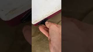 How to unscrew bungs when emptying rain water out of tender [upl. by Yltnerb476]