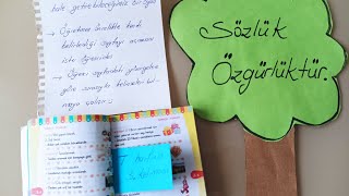 📚DİLİMİZİN ZENGİNLİKLERİ PROJESİ📚 Sözlük Özgürlüktür Oyunu📚dilimizinzenginliklerisözlükprojedil [upl. by Streeto]