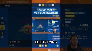 RotomWash is ready to CLEAN UP vs the 7 Star Blaziken Tera Raid 🧼 pokemonscarletandviolet [upl. by Burget74]