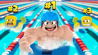 BAWAL MALUNOD KASI PABILISAN MAG SWIMMING  Roblox  Swim League [upl. by Lalise]