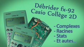 Tuto Débrider Casio fxES92 collège 2D [upl. by Monie]