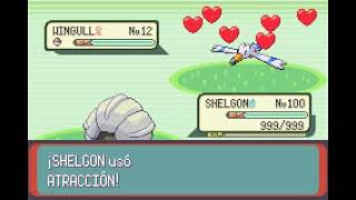 POKEMON EMERALD  SHELGON  ATRACCIÓN  ATTRACT [upl. by Izzy]