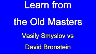 Vasily Smyslov vs David Bronstein Soviet Union 1962 [upl. by Alikee998]