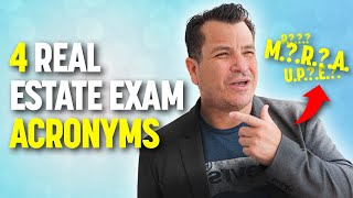 4 Real Estate Acronyms For the Exam [upl. by Aneez]