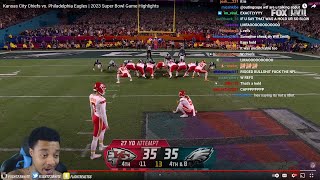 FlightReacts To Kansas City Chiefs vs Philadelphia Eagles  2023 Super Bowl Game Highlights [upl. by Xonel]