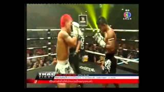 Buakaw Por Pramuk vs Tomoyuki Nishikawa  Thai Fight 2012  HD [upl. by Adnomal406]