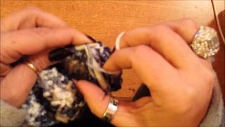 Diminuzioni e chiusura di un cappello a punto riso  Tutorial maglia ai ferri [upl. by Atnoed]