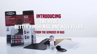 HYDE® Better Finish Wall Repair Patch Kit [upl. by Atnomed]