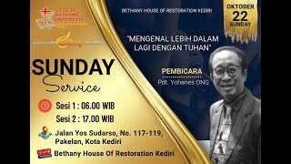 IBADAH RAYA BETHANY HOUSE OF RESTORATION KEDIRI  20 OKTOBER 2024  SORE [upl. by Hart362]