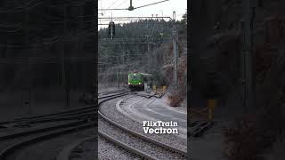 FlixTrain Vectron  Norsesund train trainspotting railway railroad railfanning [upl. by Ardnoek]