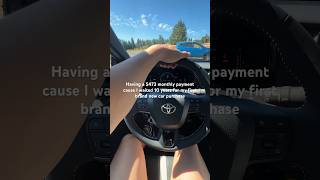 Buying my first car at 26 letsgoplaces toyotacamry toyota camry2025 toyotacamry2025 camry [upl. by Wendolyn963]