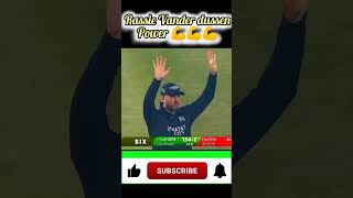 Rassie vander dussen batting  great shots  cricket craft cute [upl. by Jerusalem204]